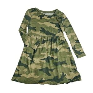 Old Navy Green Camouflage Kids Dress‎